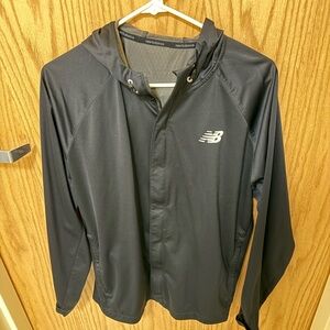 New Balance Black Hooded Jacket
